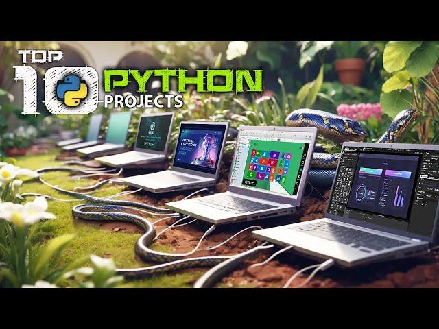 Top 10 Python Projects 2023 | Python AI ML Image Processing Projects Ideas