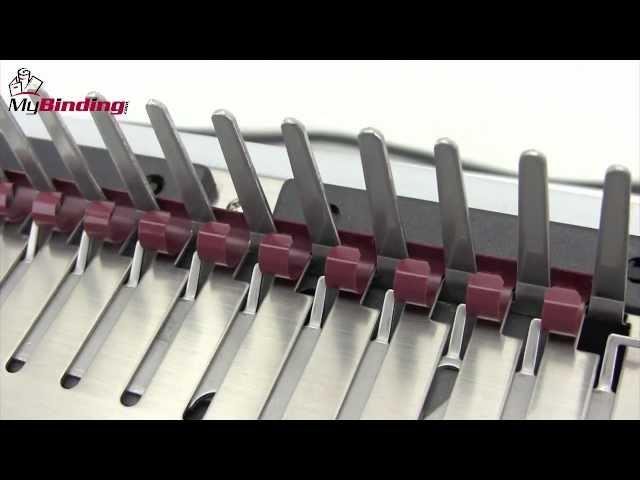 Tamerica TCC 2100E Electric Plastic Comb Binding Machine Demo