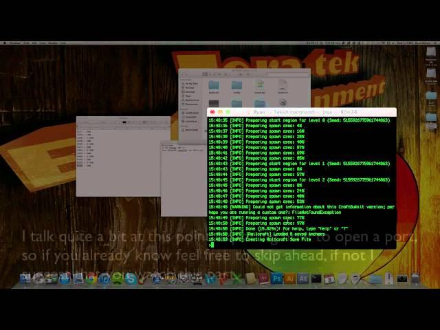 How to make a Tekkit Server (Mac)
