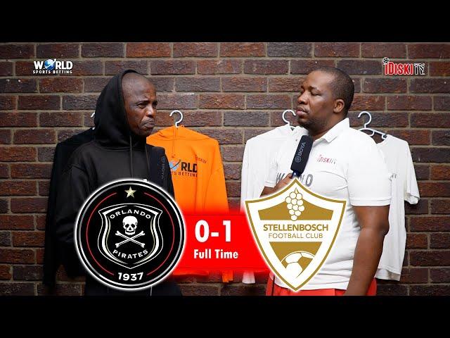 Pirates Tried But Were Unlucky | Orlando Pirates 0-1 Stellenbosch | Junior Khanye