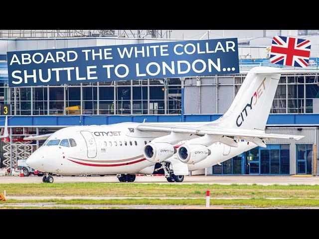 TRIPREPORT | CityJet (ECONOMY) | Avro RJ85 | Amsterdam - London City