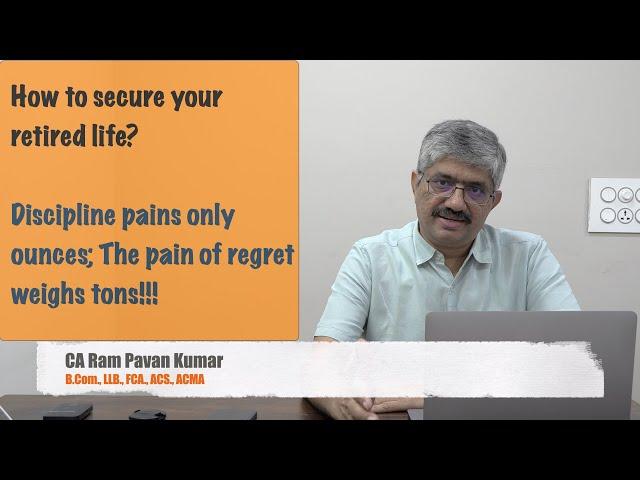 Two nice investors one followed regret-path, and another followed disciplined-path. English