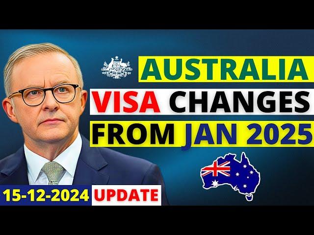 Australia Visa Changes From January 2025 | Australia Visa Update