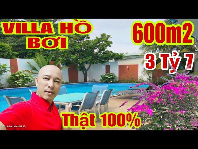 Thật 100% VILLA HỒ BƠI 600m2 NGHỈ DƯỠNG 3 Tỷ 7 Chủ Cần Chốt Gấp | #bietthunhavuon