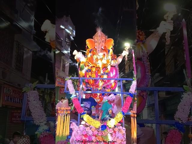 Cuttack Ganesh puja bhasani 2024 #ganesh #youtubeshorts #cuttack