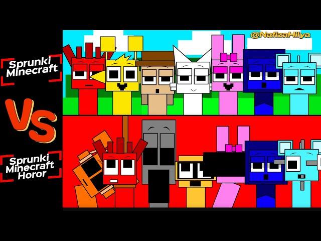 Sprunki Minecraft vs Minecraft Horror | Epic Incredibox Mix Battle!