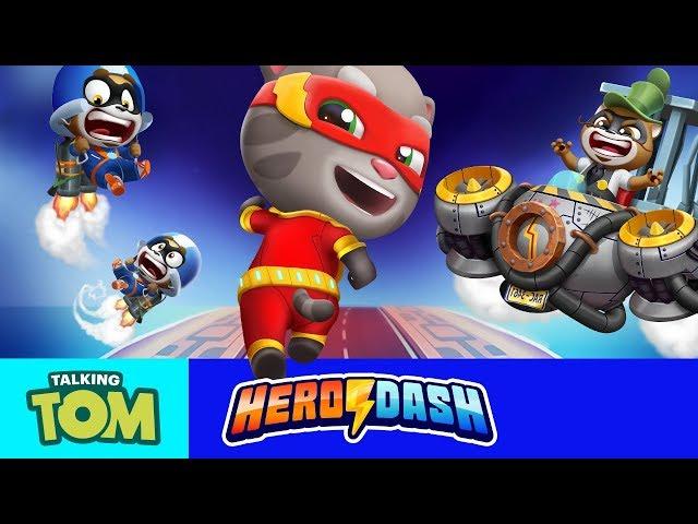   Beating the Desert Boss in Talking Tom Hero Dash (Superhero Game App)