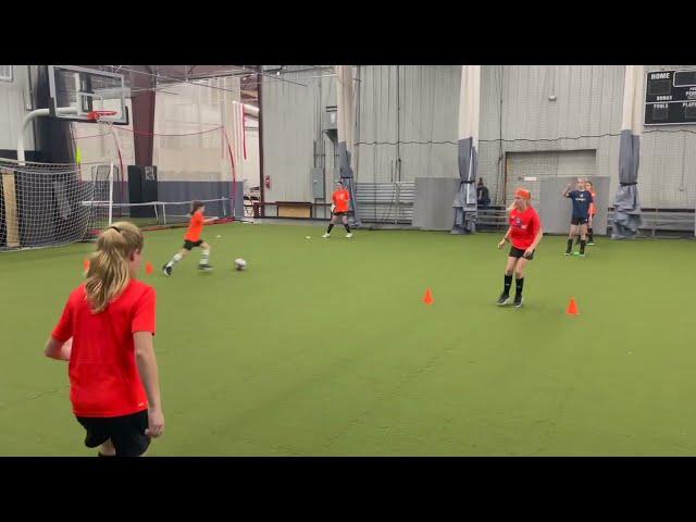 Receiving and Turning | Technical Training Activity | U10-U12