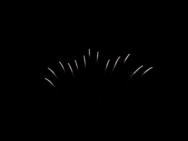 Silent Fireworks,60 shots tiger tail effect（single row）from Liuyang Jimry Fireworks