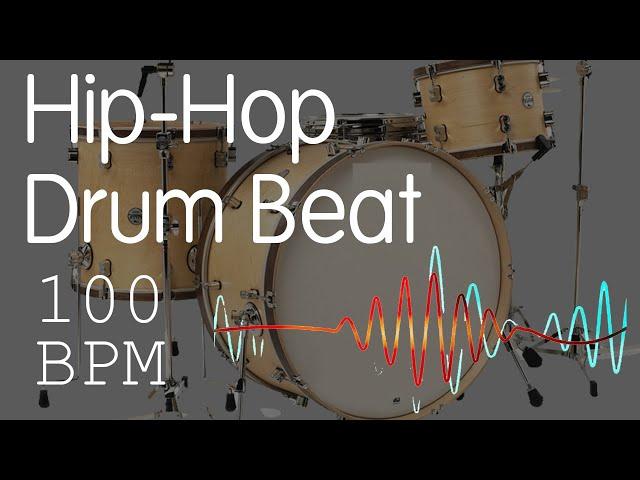 Hip Hop Drum Track - 100 Bpm - High Quality