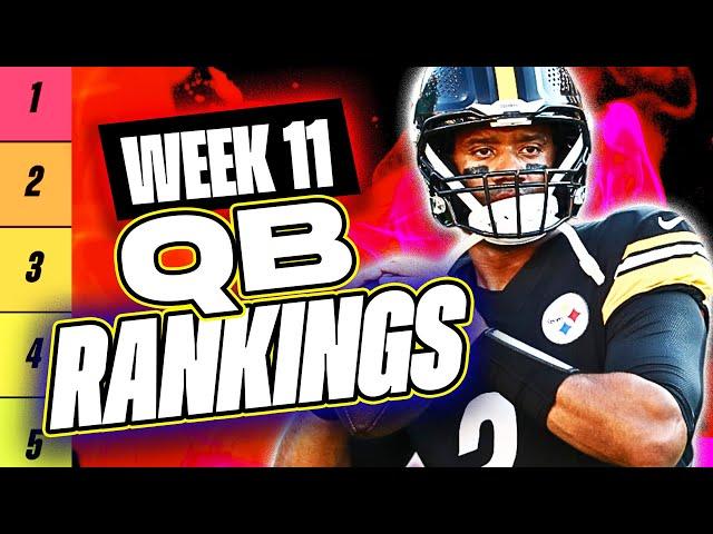  NEW Top 20 QB RANKINGS for Week 11 Fantasy Football  | Fantasy Football Rankings