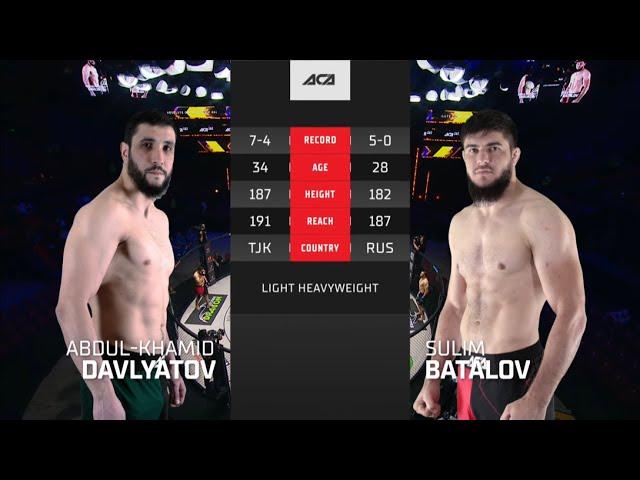 Абдул-Хамид Давлятов vs. Сулим Баталов | Abdul-Khamid Davlyatov vs. Sulim Batalov | ACA 161