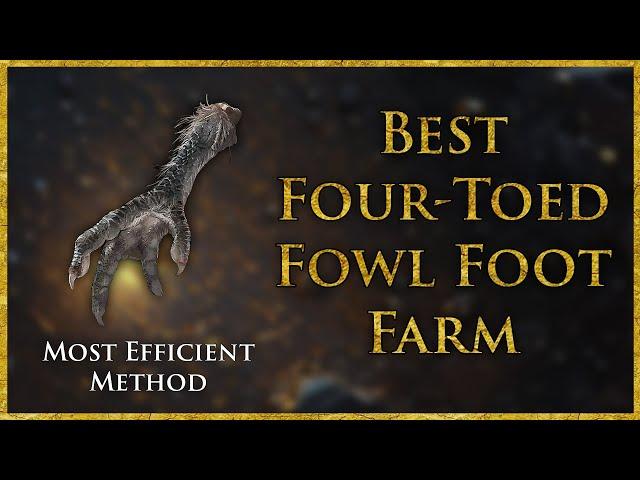 Best Four Toed Fowl Foot Farm (Most Efficient)  | Elden Ring