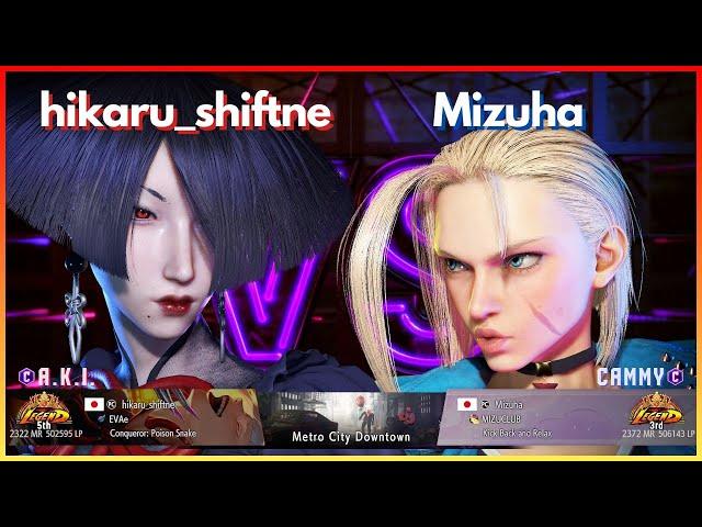 Street Fighter 6 - hikaru_shiftne (A.K.I.) vs Mizuha (Cammy)