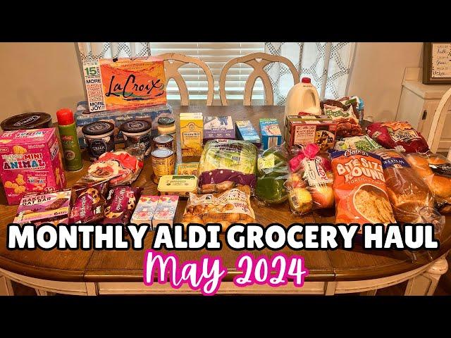 MONTHLY ALDI GROCERY HAUL | Family of 5