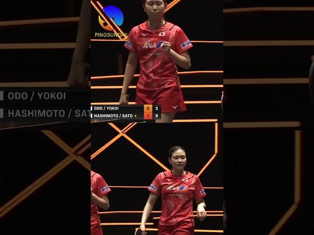 nice dancing of 2 japanese players #wtt #wttfinals #japan