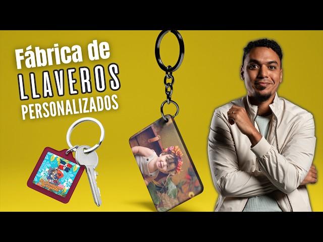 Crea tu MINI-FABRICA de llaveros personalizados | Mira 4 formas RENTABLES y CREATIVAS