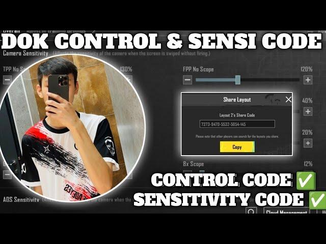 (2024) DOK PUBG SENSITIVITY CODE 3.4/ DOK PUBG CONTROL CODE 3.4/ t FINGER CONTROL CODE