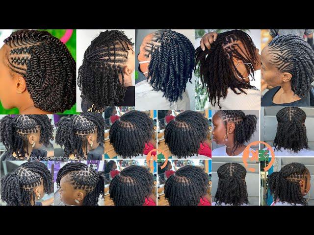 Extremely Stylish & Unique Natural Twist Braids Hairstyles for African American Women~Twist Braids