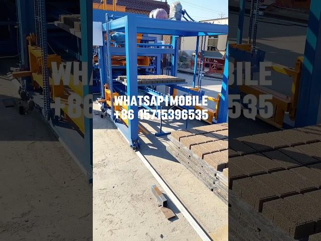 QT15-15 model number concrete block machine Qingdao HF, maquina de 12 blocos de cimento por vez