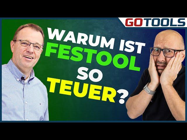 Warum kann Festool nicht billig? Das Expertenvideo LIVE von der Messe!