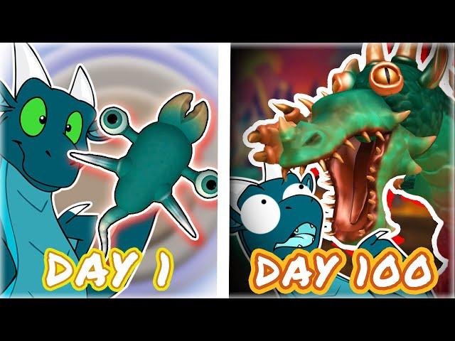 I Played 100 Days of Spore as a DRAGON