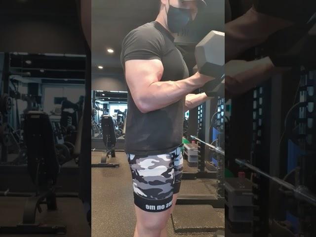 이두 운동 투암덤벨컬