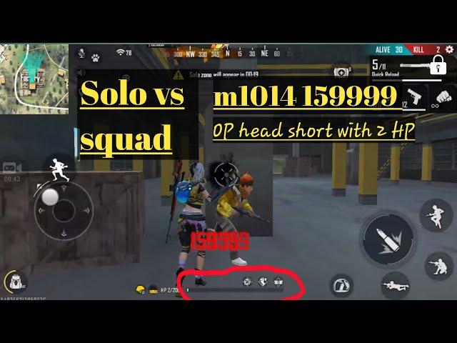 Solo vs squad m1014 159999 op headshort sw gamer