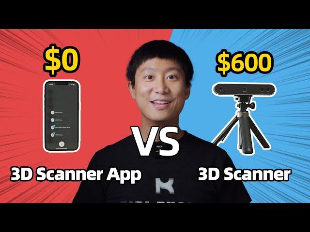 Free 3D Scanner App Vs. $600 Revopoint 3D Scanner Comparison | KIRI Engine And Revopoint