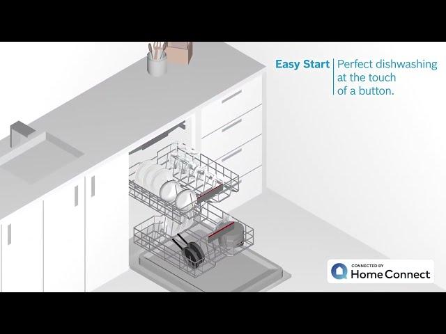 Bosch Home Connect Dishwasher: Easy Start