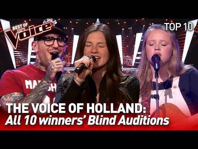 TOP 10 | All WINNERS' Blind Auditions: The Voice of Holland