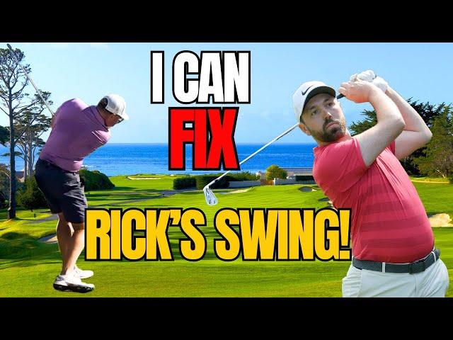 How to Fix Rick Shiels' Golf Swing so he ALWAYS BREAKS 75!!!