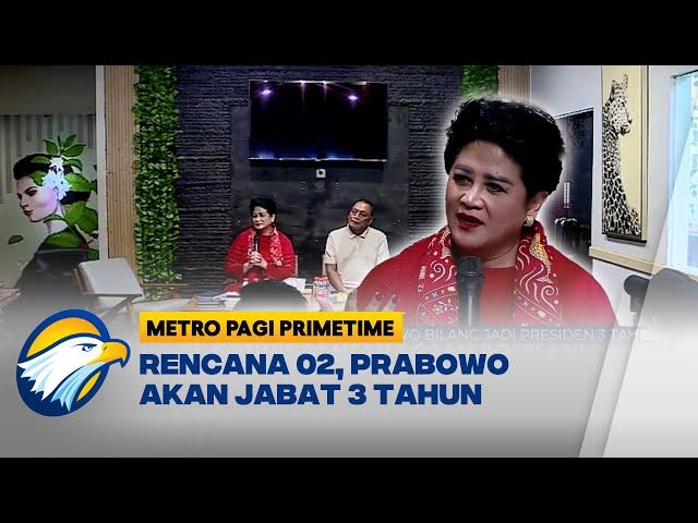 Connie Ungkap Skenario Prabowo Jadi Presiden Hanya 3 Tahun