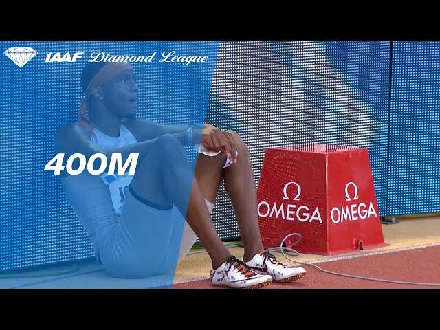 Jonathan Jones mistakenly runs full 400 meter race in Monaco - IAAF Diamond League 2019