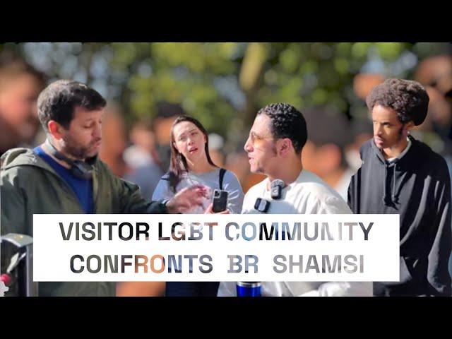 LGBT Supporter   confronts a Muslim | br shamsi | speakers corner 