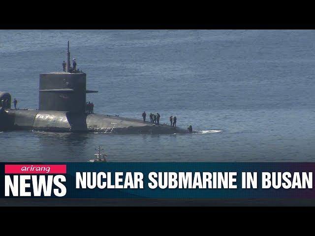 U.S. Navy nuclear submarine in South Korea in a possible show of force