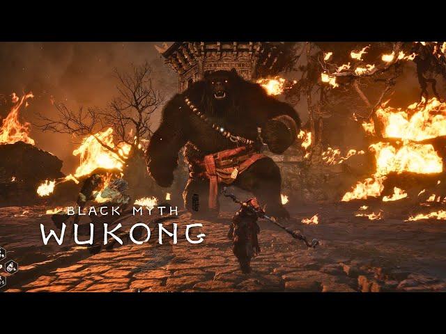 Black Myth: Wukong - Black Bear Guai No Damage Boss Fight