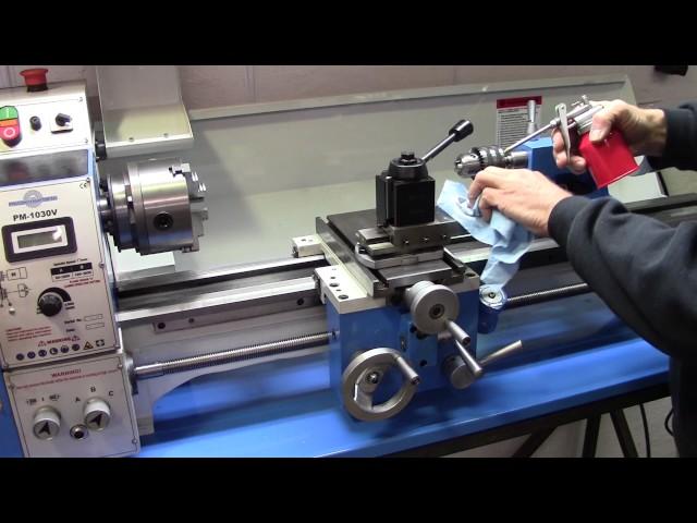 Precision Matthews PM1030V Metal Lathe Setup