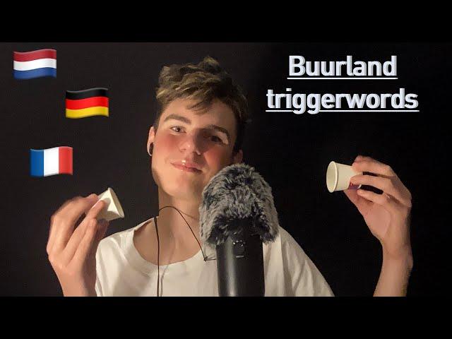 ASMR | Triggerwords van mijn buurlanden + triggers