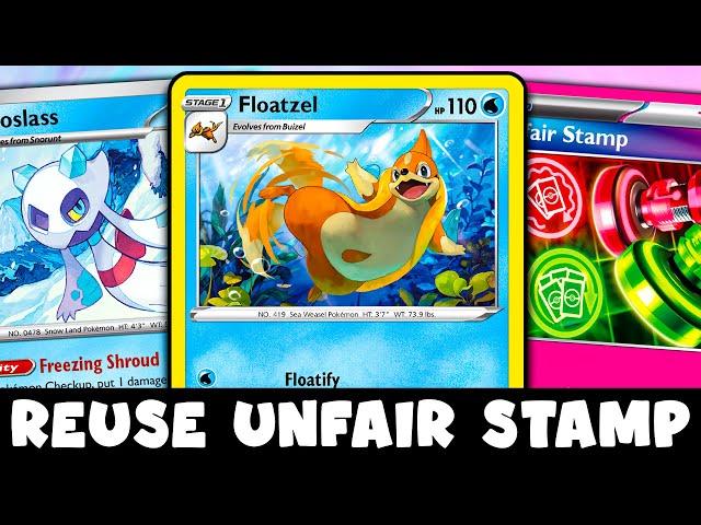 REUSE Unfair Stamp with My NEW Froslass Disruption Deck!