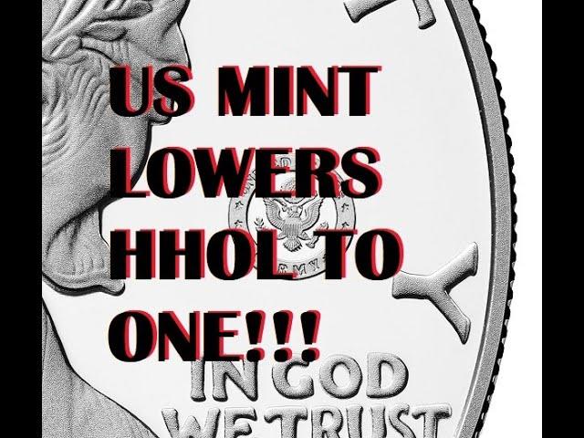 NEWS FLASH! US Mint Lowers HHOL For The 2025 W US Army Privy Mark ASE To One Per Household!