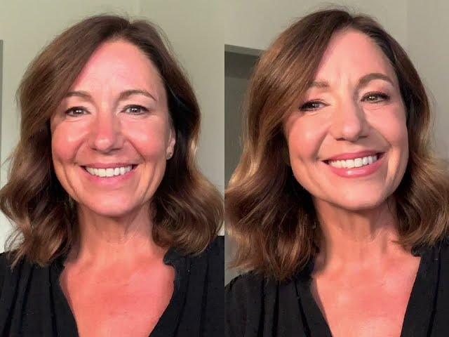 Glamorous makeup look over 50