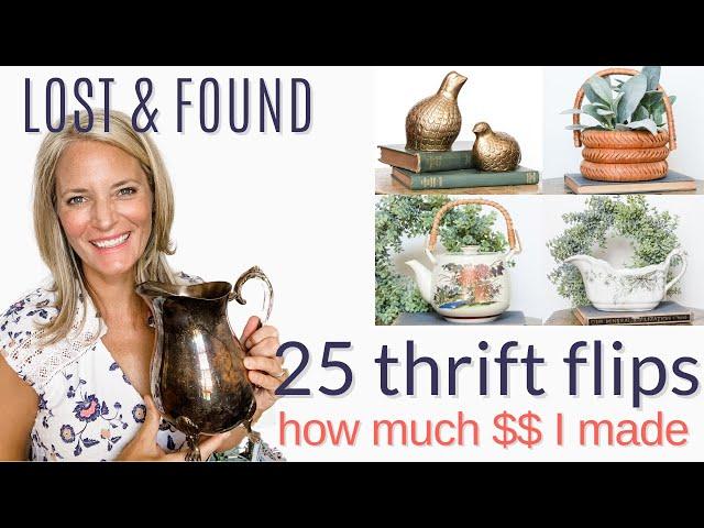 How much Money I Made Selling Thrifted Items | Thrift Flips for Profit | Selling Vintage Decor Tips