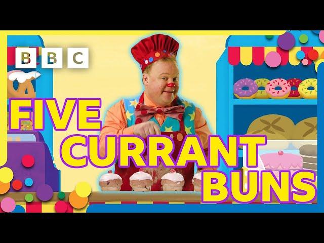 Five Currant Buns Nursery Rhyme  | Mr Tumble and Friends