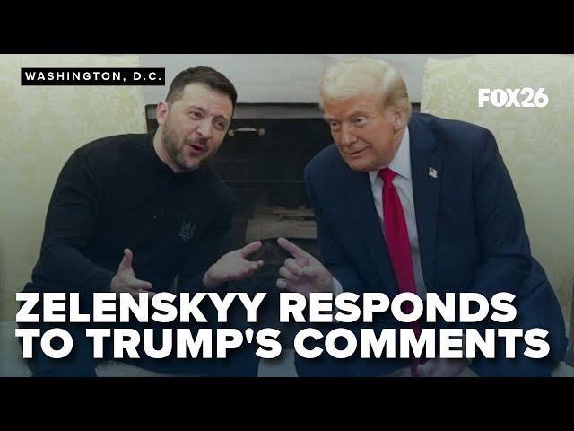 Zelenskyy responds to Trumps comments