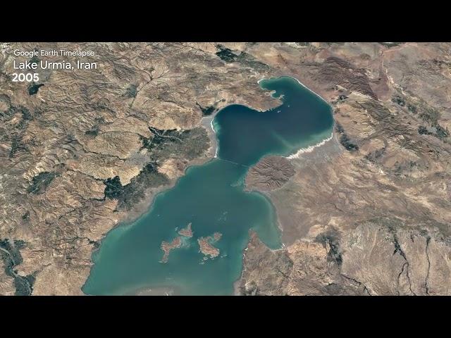 Lake Urmia, Iran - Earth Timelapse