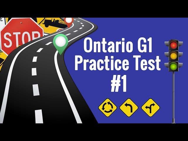 G1 Practice Test Online test 2023 - G1 Test Simulator 2025 Free Ontario