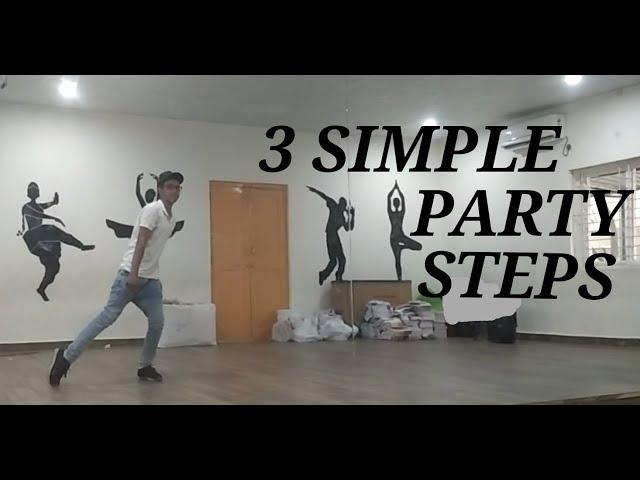 3 Simple/Easy Hipp Hop Steps Will Help You in Party | Hindi Tutorial |