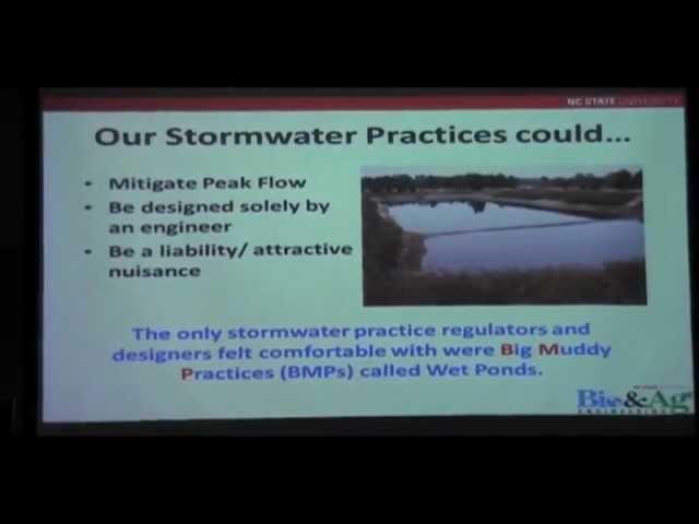 Applied Research, Informed Design Standards for Storm Water Management