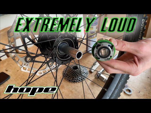 THE BEST WAY TO MAKE YOUR MTB HUB LOUDER!! (HOPE)